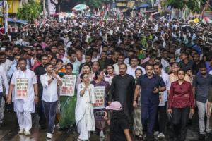 Mamata Banerjee protest
